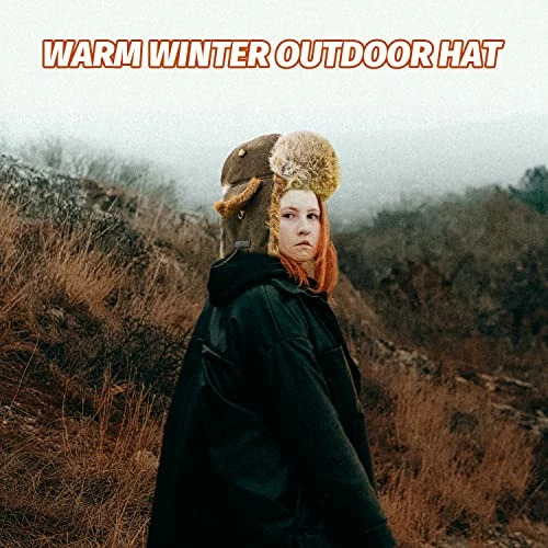 Cheap βοΈ Fur Winter Trapper Hat,100% Rabbit Fur Aviator Ski Trapper Trooper Pilot Hat,Snow Eskimo Hat With Ear Flaps For Men & π© Women Blue Gray π 4 Cheap βοΈ Fur Winter Trapper Hat,100% Rabbit Fur Aviator Ski Trapper Trooper Pilot Hat,Snow Eskimo Hat With Ear Flaps For Men & π© Women Blue Gray π - Image 2