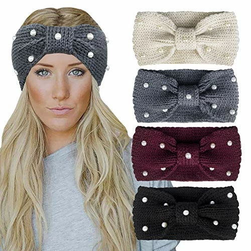 Outlet π Chalier 4 Pcs Warm Winter Headbands For π© Women Cable Crochet Turban Ear Warmer Headband Gifts A-black β¨ 8 Outlet π Chalier 4 Pcs Warm Winter Headbands For π© Women Cable Crochet Turban Ear Warmer Headband Gifts A-black β¨ - Image 6