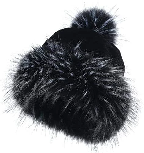 Brand new π LA CARRIE π© Women's Faux Fur Hat Russian Cossack Pompom Cap For Winter Ski Snow Red π 4 Brand new π LA CARRIE π© Women's Faux Fur Hat Russian Cossack Pompom Cap For Winter Ski Snow Red π - Image 2