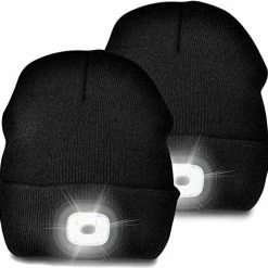 Flash Sale ๐ GAFres LED Beanie With Light, Unisex Rechargeable Led Headlamp Hat, Warm Knit Hat For Winter Safety, Head Light For Outdoor ๐ Dog Walking๏ผGifts For Men ๐ฉ Women Dad Black โ 24 Flash Sale ๐ GAFres LED Beanie With Light, Unisex Rechargeable Led Headlamp Hat, Warm Knit Hat For Winter Safety, Head Light For Outdoor ๐ Dog Walking๏ผGifts For Men ๐ฉ Women Dad Black โ -Men Skullies & Beanies Sales 51xO7n9h 6L. AC