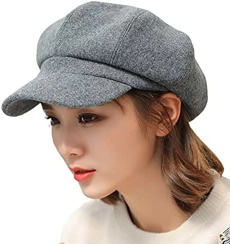 Brand new ๐คฉ Newsboy Hats For ๐ฉ Women, ๐ฉ Women Newsboy Hats Winter Felt Retro Solid Color Fashion All-Match Newsboy Cap A Burgundy ๐ 11 Brand new ๐คฉ Newsboy Hats For ๐ฉ Women, ๐ฉ Women Newsboy Hats Winter Felt Retro Solid Color Fashion All-Match Newsboy Cap A Burgundy ๐ - Image 9