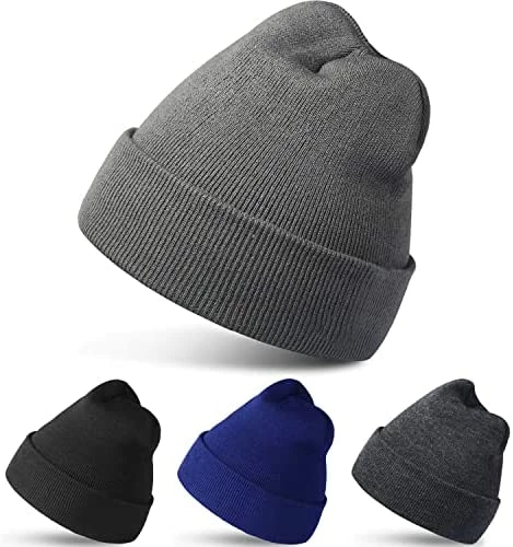 Top 10 ๐ RUN BRAIN GO Beanie Winter Hats Warm Knitted Cap For Men & ๐ฉ Women (4 Pack/2 Pack) Black And Light Gray ๐ 8 Top 10 ๐ RUN BRAIN GO Beanie Winter Hats Warm Knitted Cap For Men & ๐ฉ Women (4 Pack/2 Pack) Black And Light Gray ๐ - Image 6