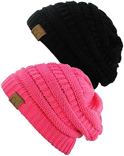 Outlet โ๏ธ C.C Trendy Warm Chunky Soft Stretch Cable Knit Beanie Skully, 2 Pack Sea Green/melange Gray ๐ 12 Outlet โ๏ธ C.C Trendy Warm Chunky Soft Stretch Cable Knit Beanie Skully, 2 Pack Sea Green/melange Gray ๐ - Image 10