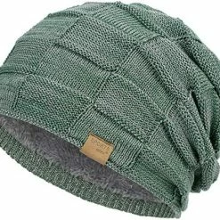 New ✔️ Vgogfly Slouchy Beanie For Men Winter Hats For Guys Cool Beanies Mens Lined Knit Warm Thick Skully Stocking Binie Hat Coffee ✔️ -Men Skullies & Beanies Sales 616O7cwRpL. AC