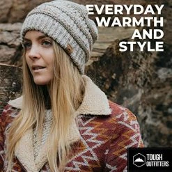 Cheapest 😍 Tough Headwear 👩 Womens Beanie Winter Hat - Warm Chunky Cable Knit Hats - Soft Stretch Thick Cute Knitted Cap For Cold Weather Beige 😀 22 Cheapest 😍 Tough Headwear 👩 Womens Beanie Winter Hat - Warm Chunky Cable Knit Hats - Soft Stretch Thick Cute Knitted Cap For Cold Weather Beige 😀 -Men Skullies & Beanies Sales 617CVEMD1YL