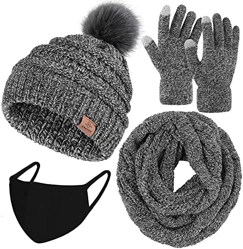 New ๐ URATOT Winter Warm Knitted Sets Knitted Beanie Hat Scarf Face Cover Touchscreen Gloves Set For Men ๐ฉ Women Navy ๐ 9 New ๐ URATOT Winter Warm Knitted Sets Knitted Beanie Hat Scarf Face Cover Touchscreen Gloves Set For Men ๐ฉ Women Navy ๐ - Image 7